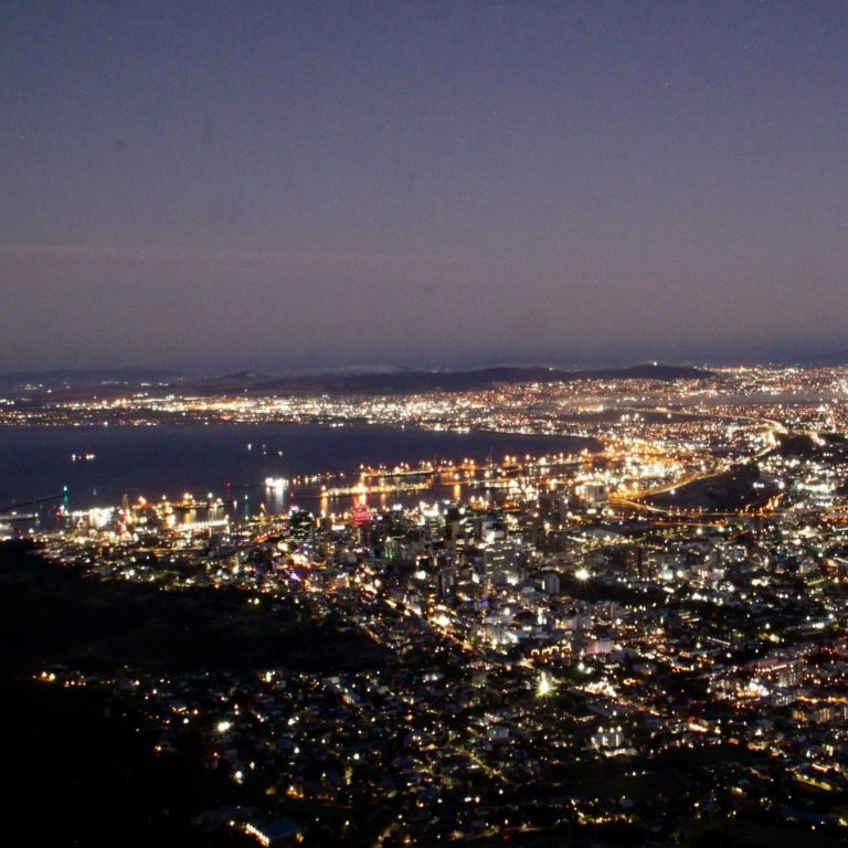 Cape Town at night